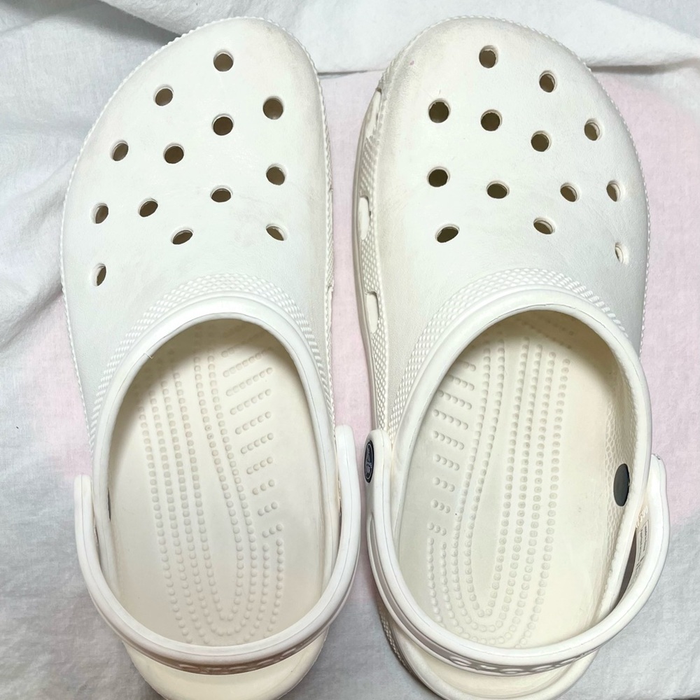 White Crocs